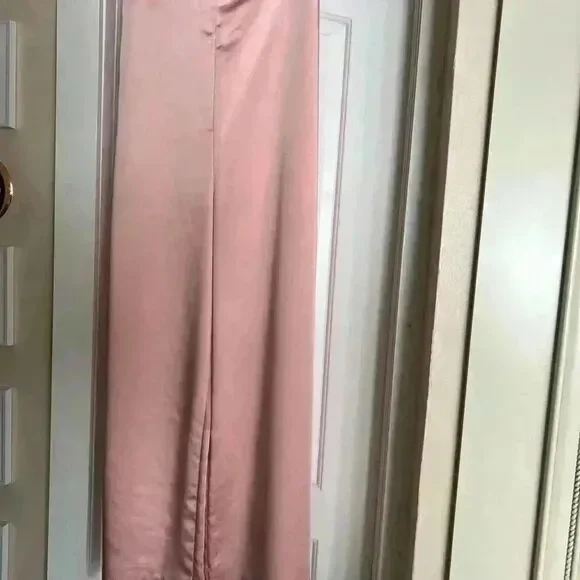 Zara pink wide leg jumpsuit - Picture 9 of 14